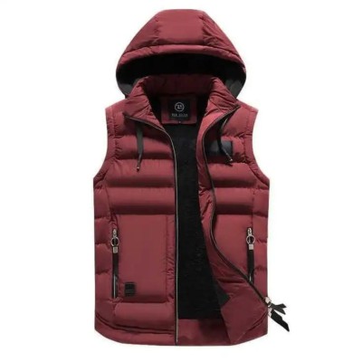 Half Padding Jacket Maroon